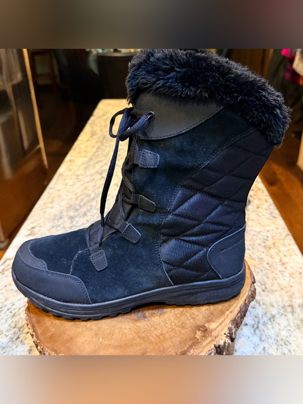 Columbia Aspen Ridge women’s waterproof winter snow boots black size 10 NIB - Picture 10 of 16